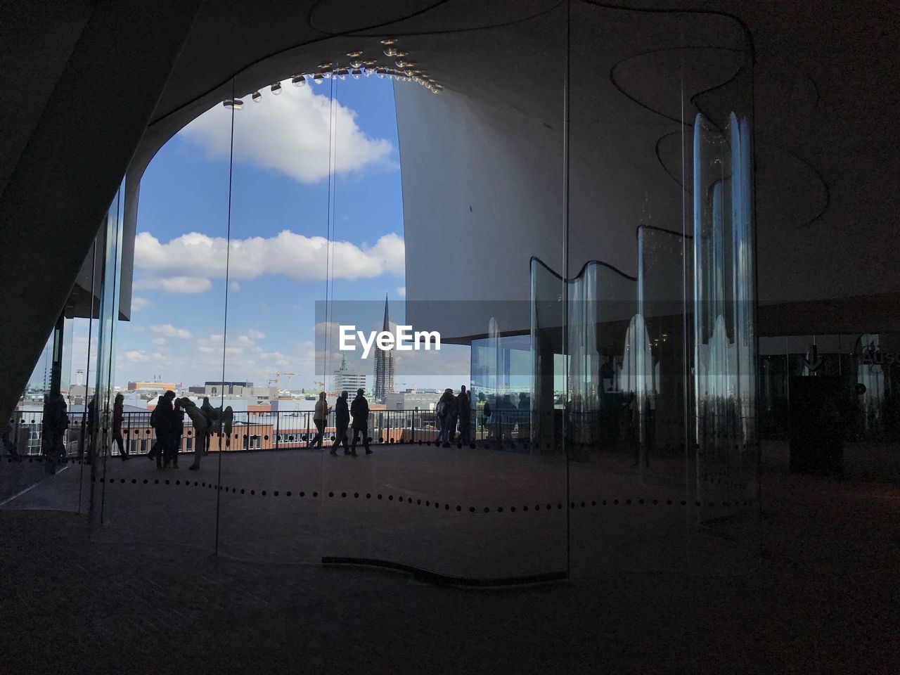 PANORAMIC VIEW OF SKY SEEN THROUGH ARCH