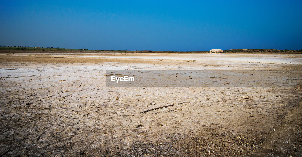 Landscape against clear sky