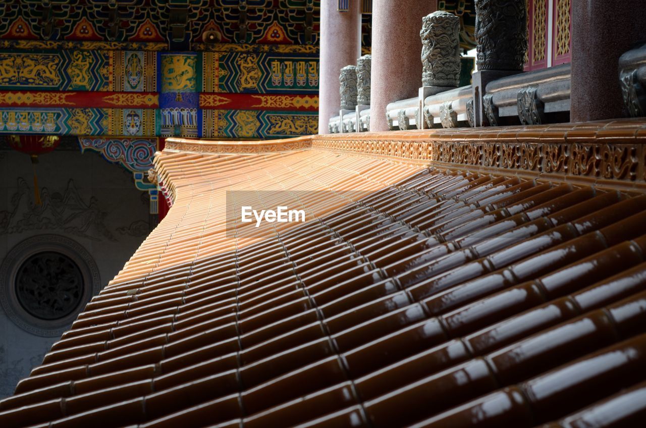 Interior of temple