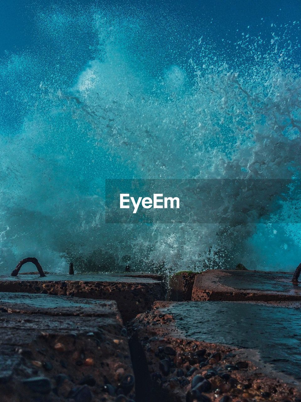 Scenic view of water against sky