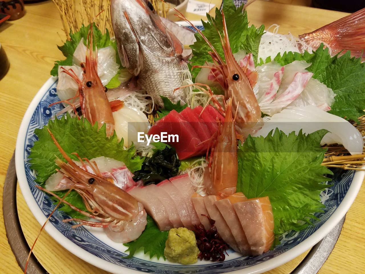 CLOSE-UP OF SUSHI SERVED ON PLATE