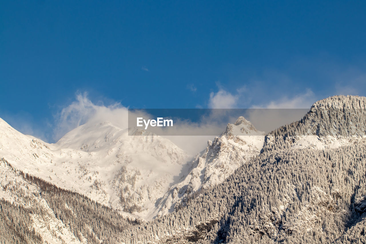 Bohinj mountains in winter