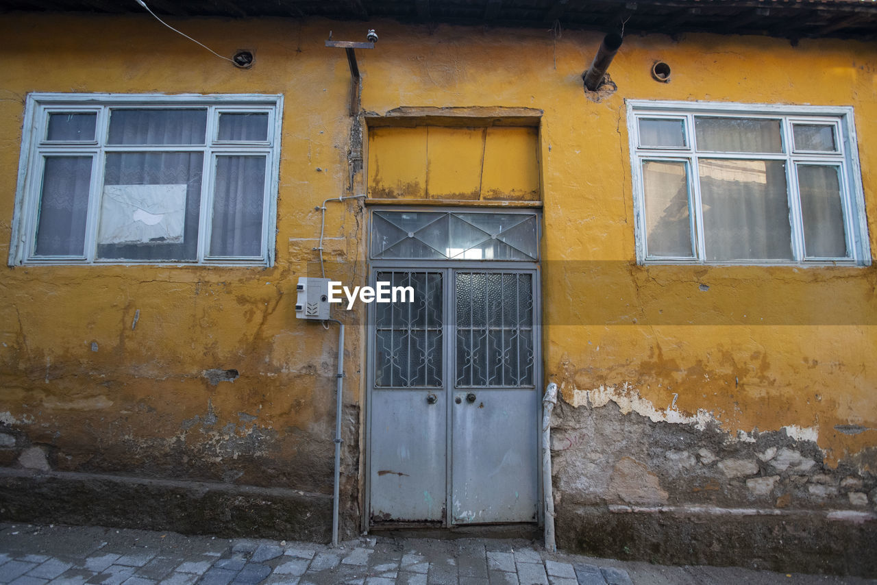 CLOSED DOOR OF HOUSE