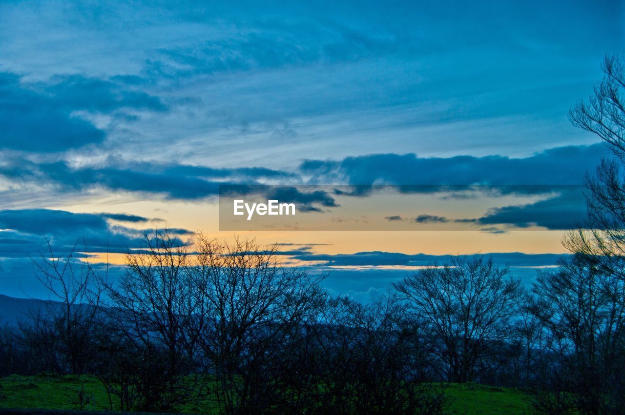 View of moody sky