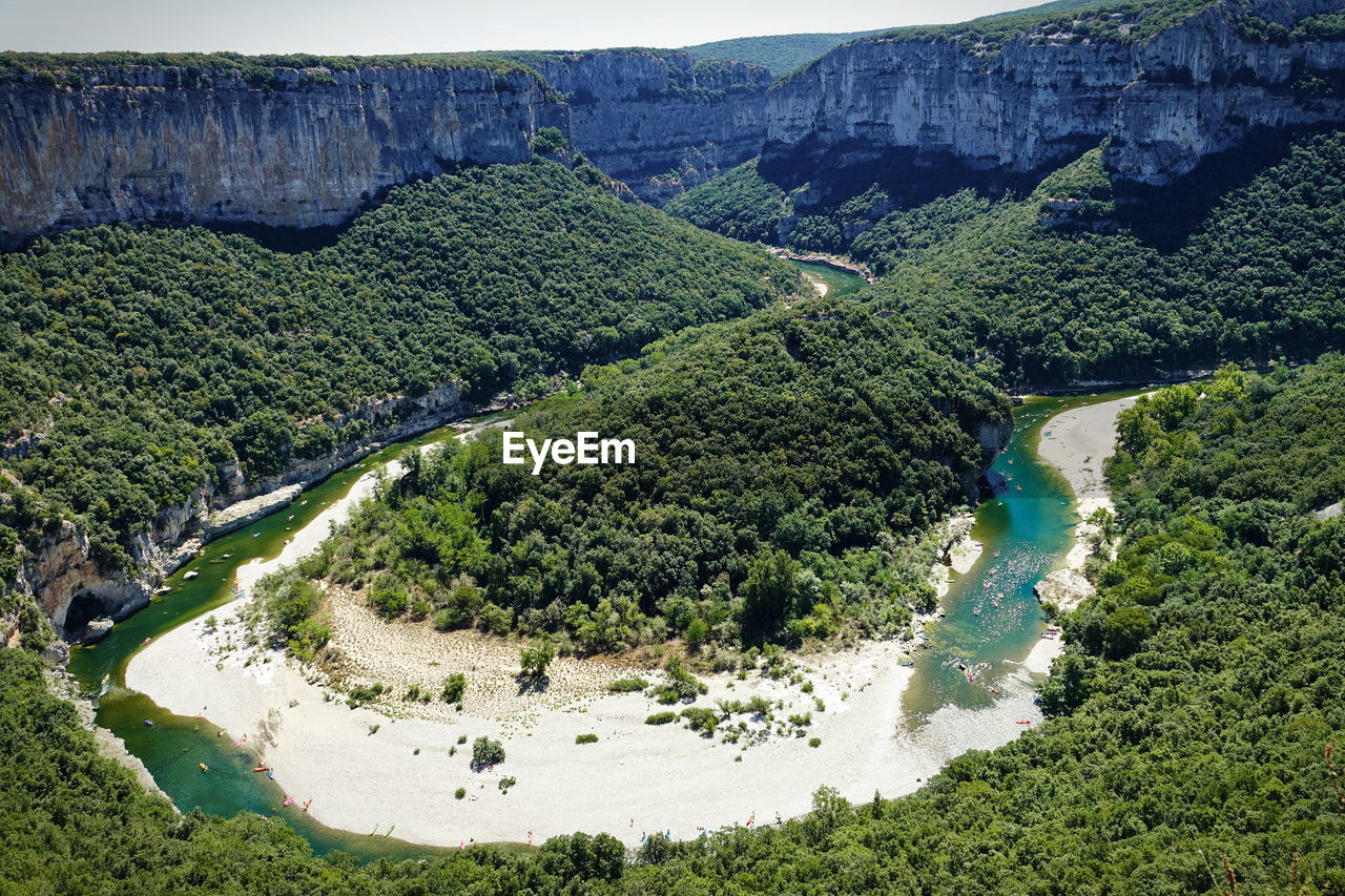 The ardeche gorges, south of france