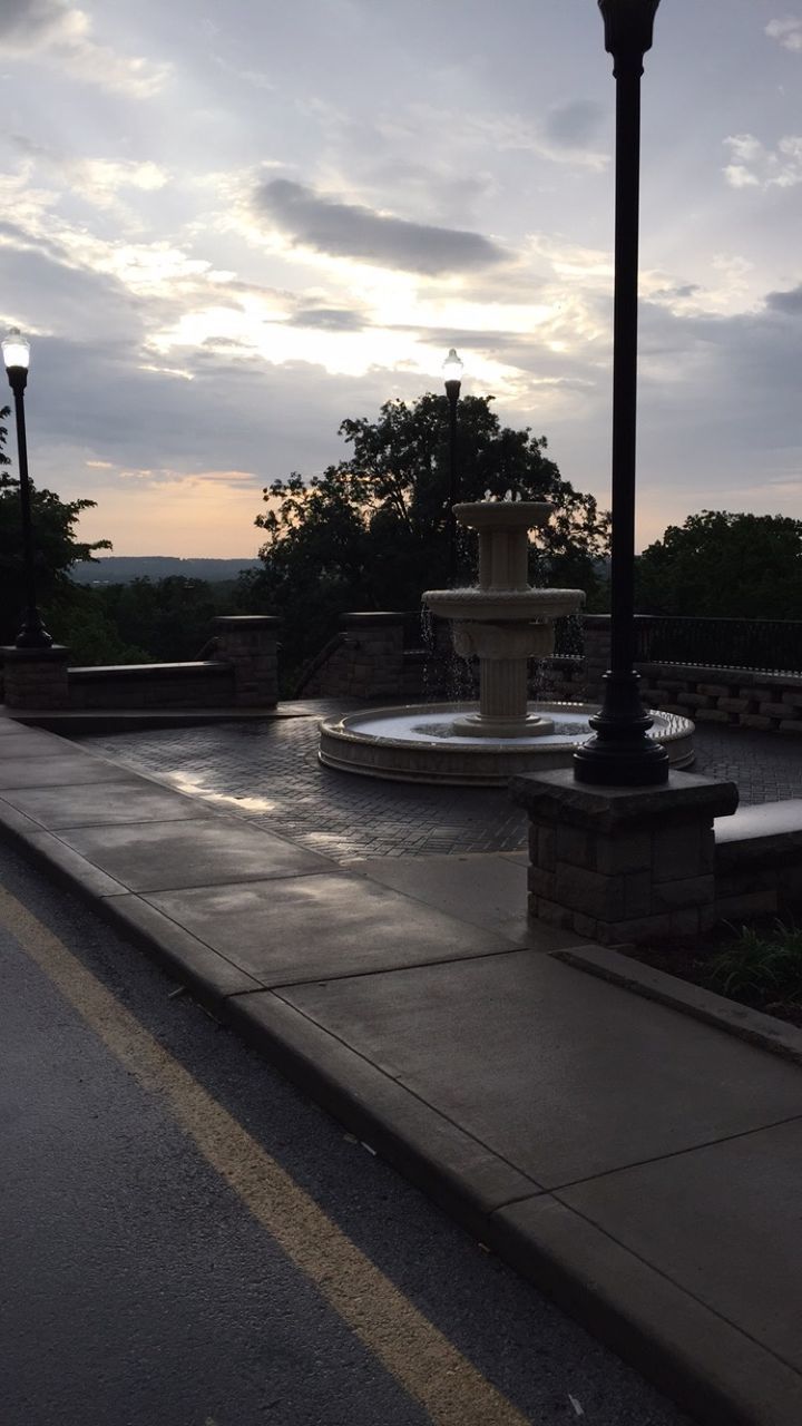 VIEW OF ROAD AT SUNSET