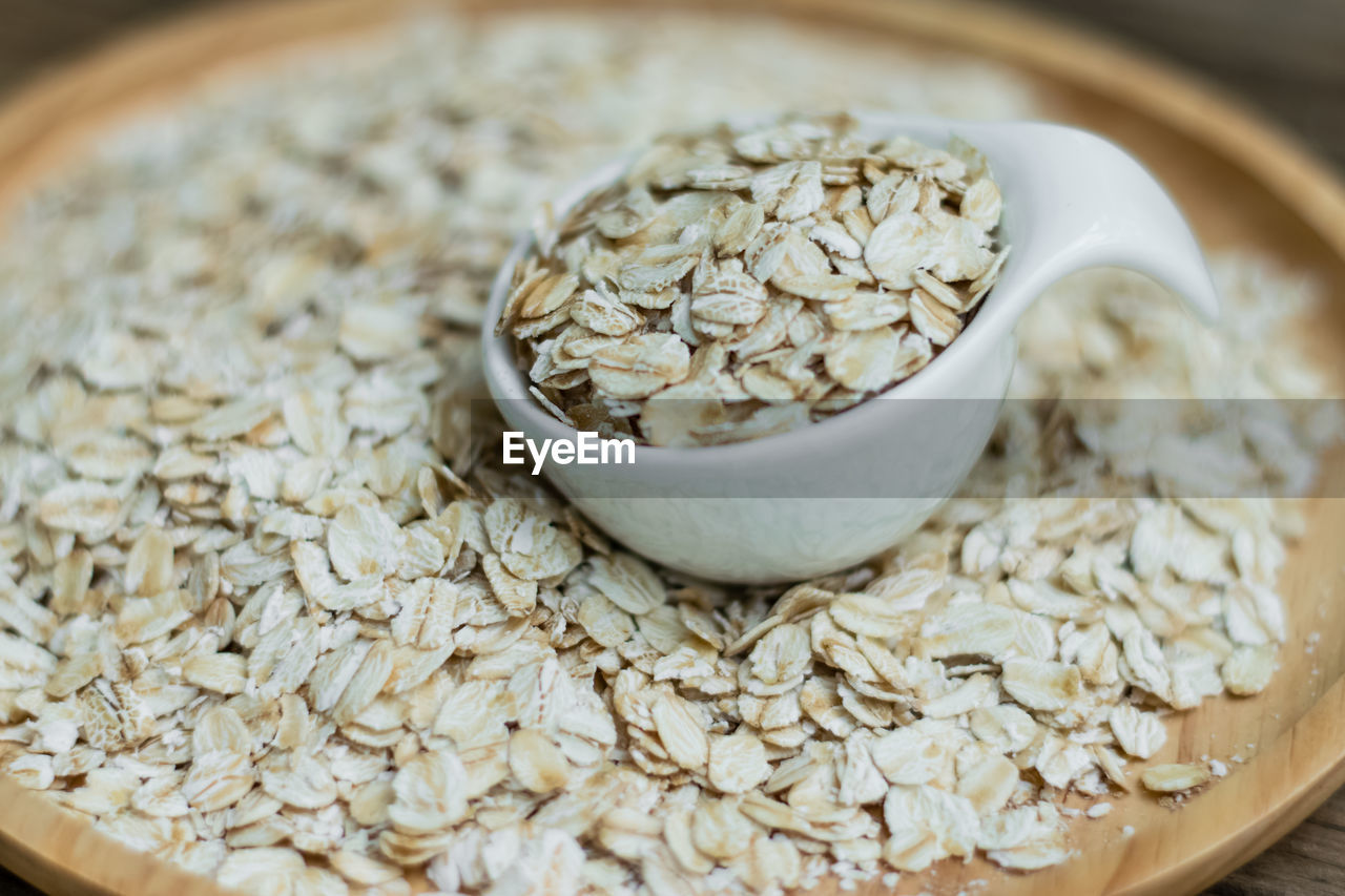 CLOSE-UP OF BREAKFAST