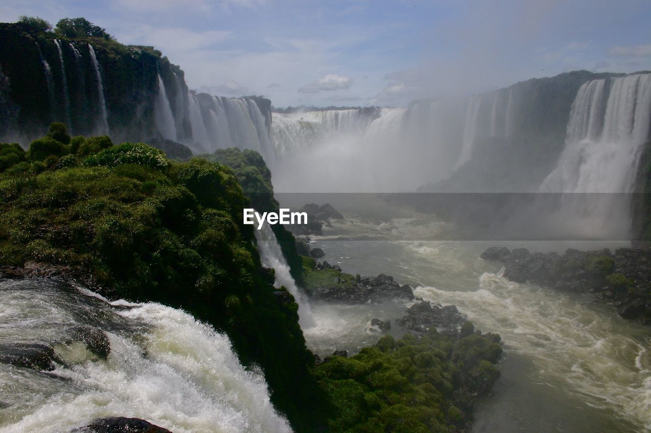 VIEW OF WATERFALL