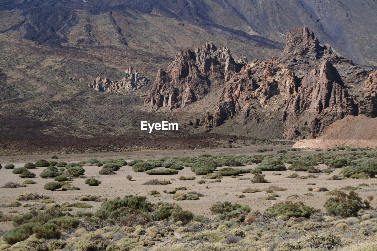 SCENIC VIEW OF ROCKS IN DESERT