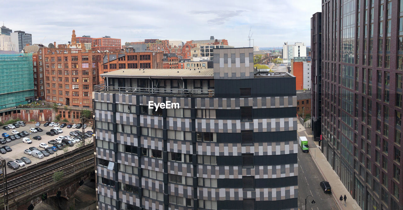 Buildings in city centre manchester