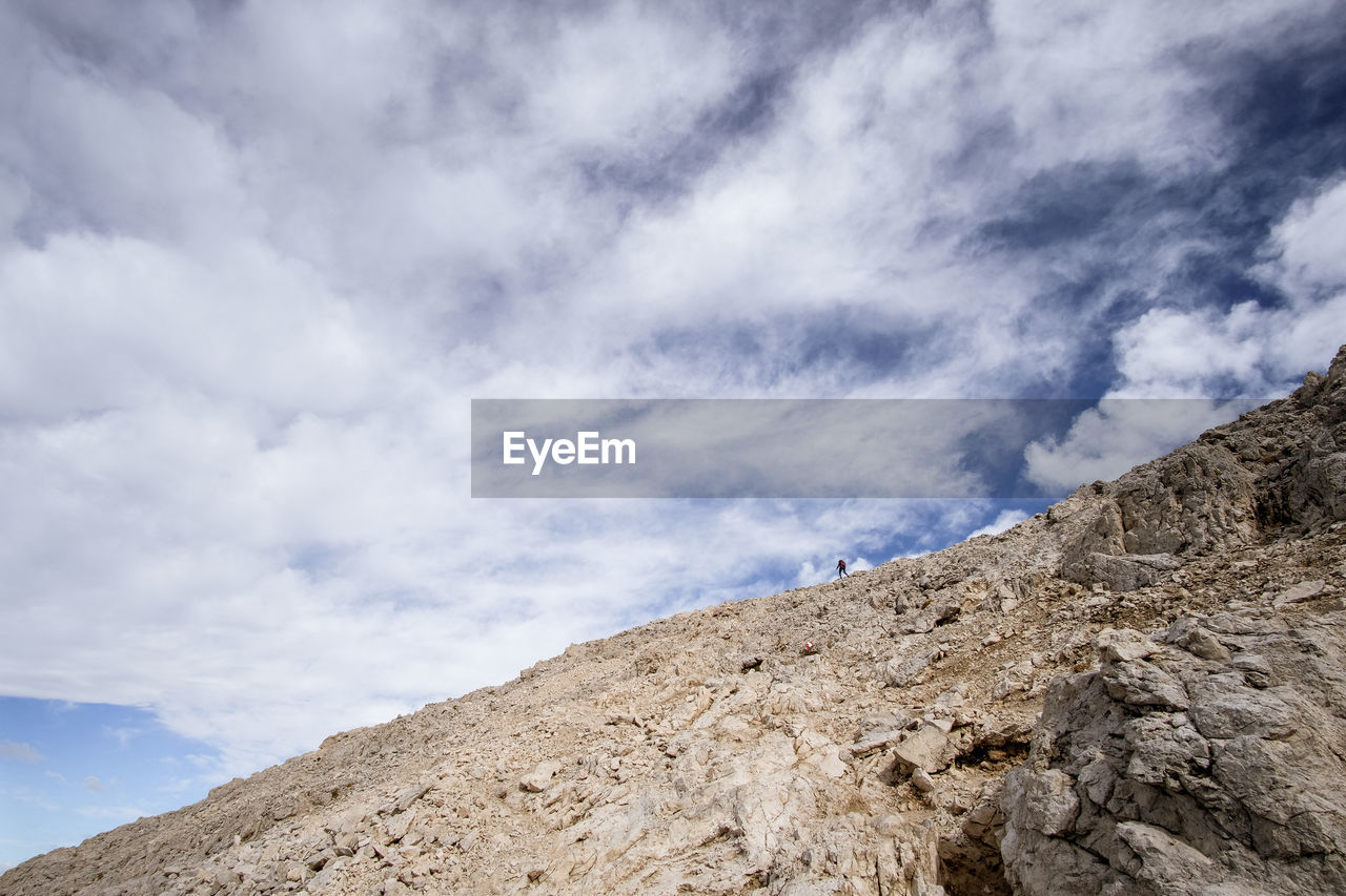 LOW ANGLE VIEW OF ROCK AGAINST SKY