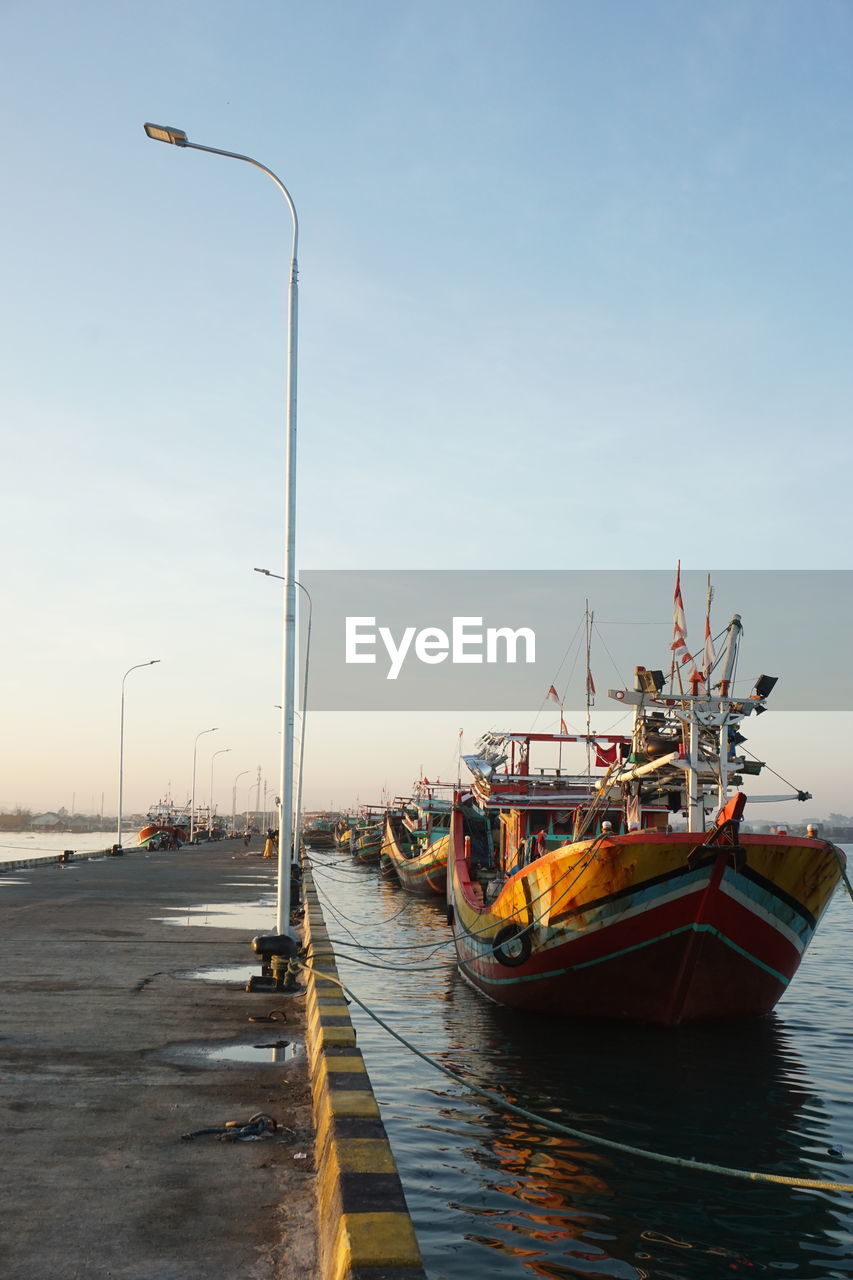 Fishing boat resting place