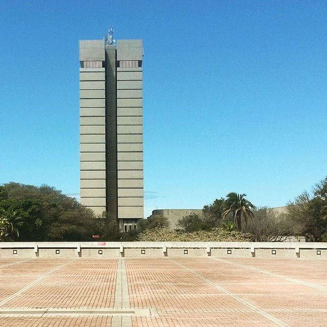 VIEW OF BUILDINGS AGAINST CLEAR SKY