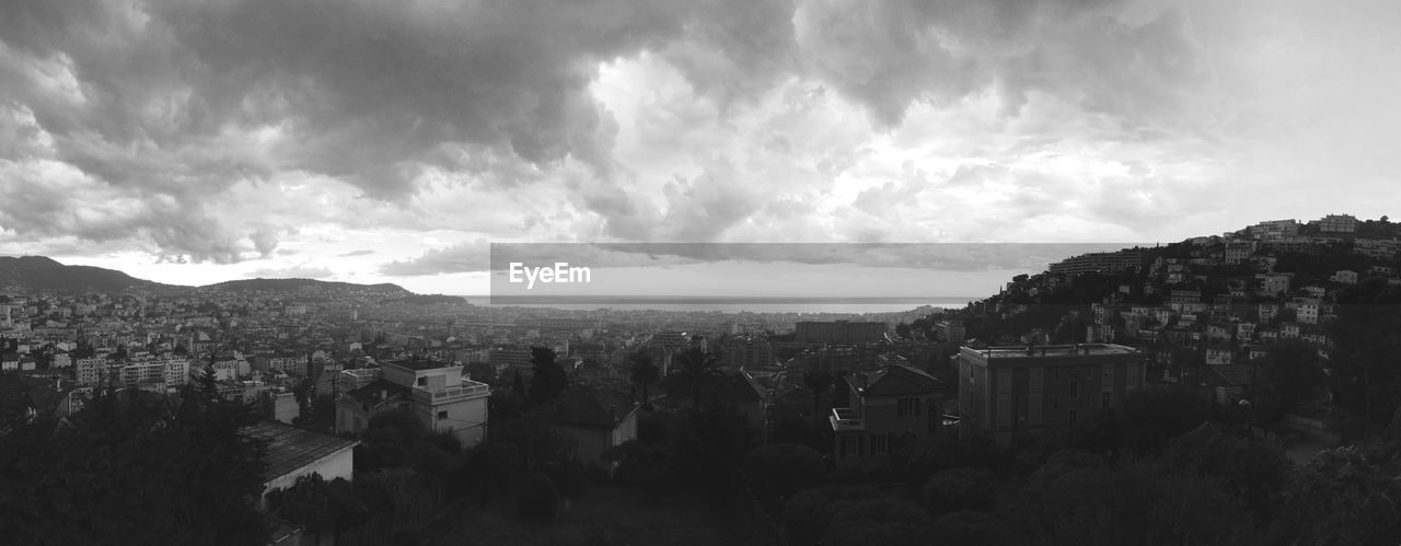 VIEW OF CLOUDY SKY OVER SEA