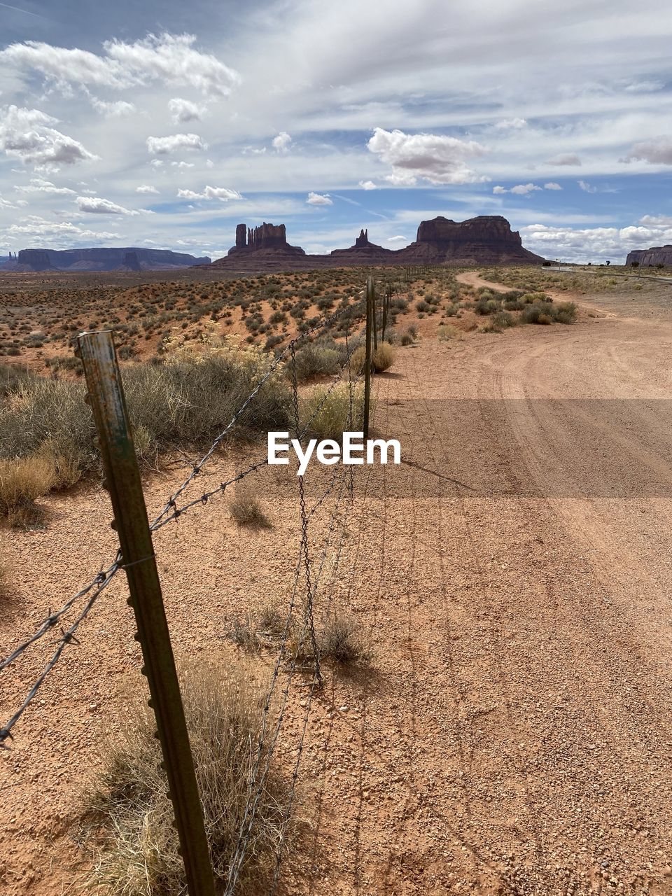 Off road view of rock formation