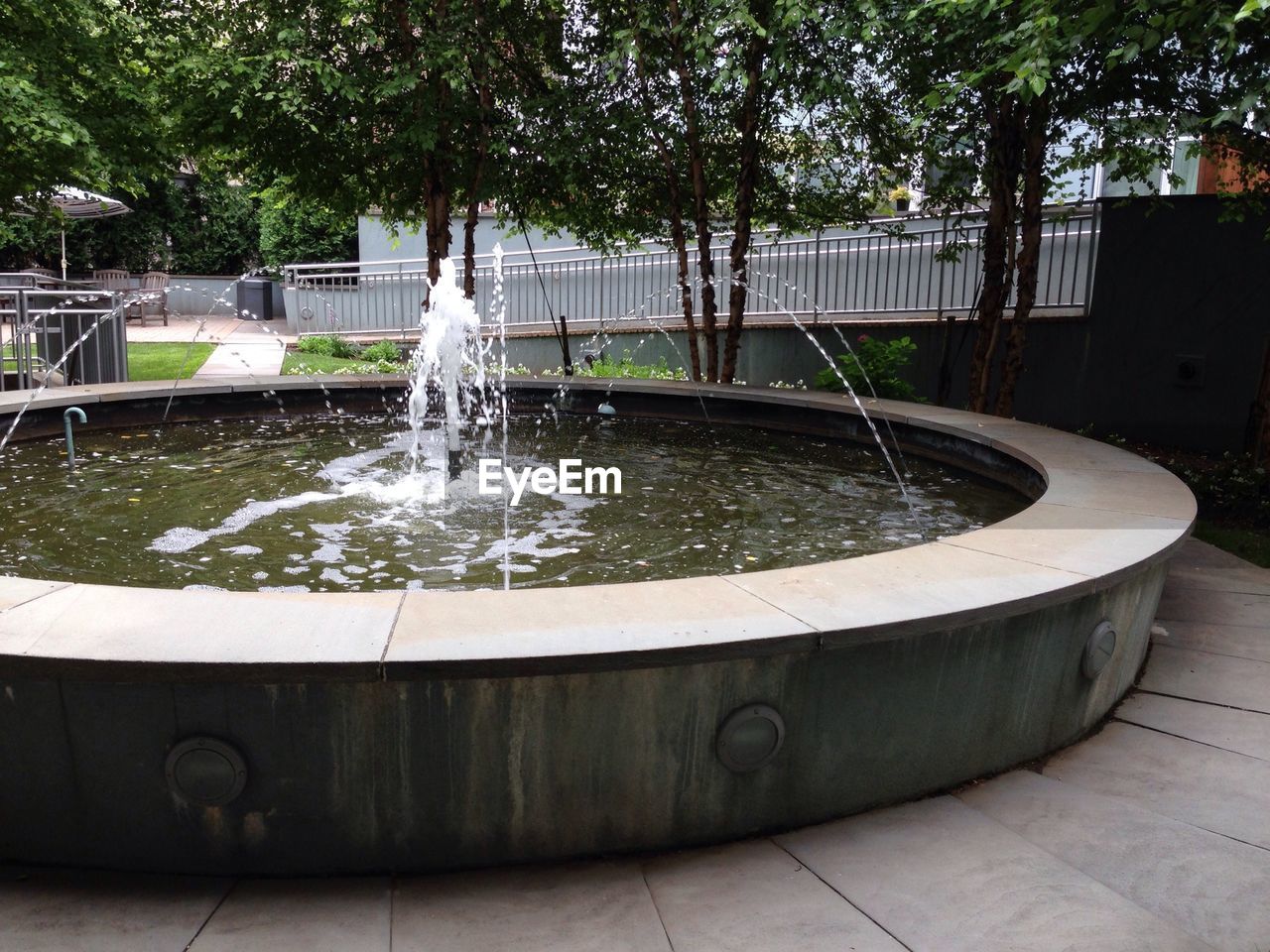 Fountain in park