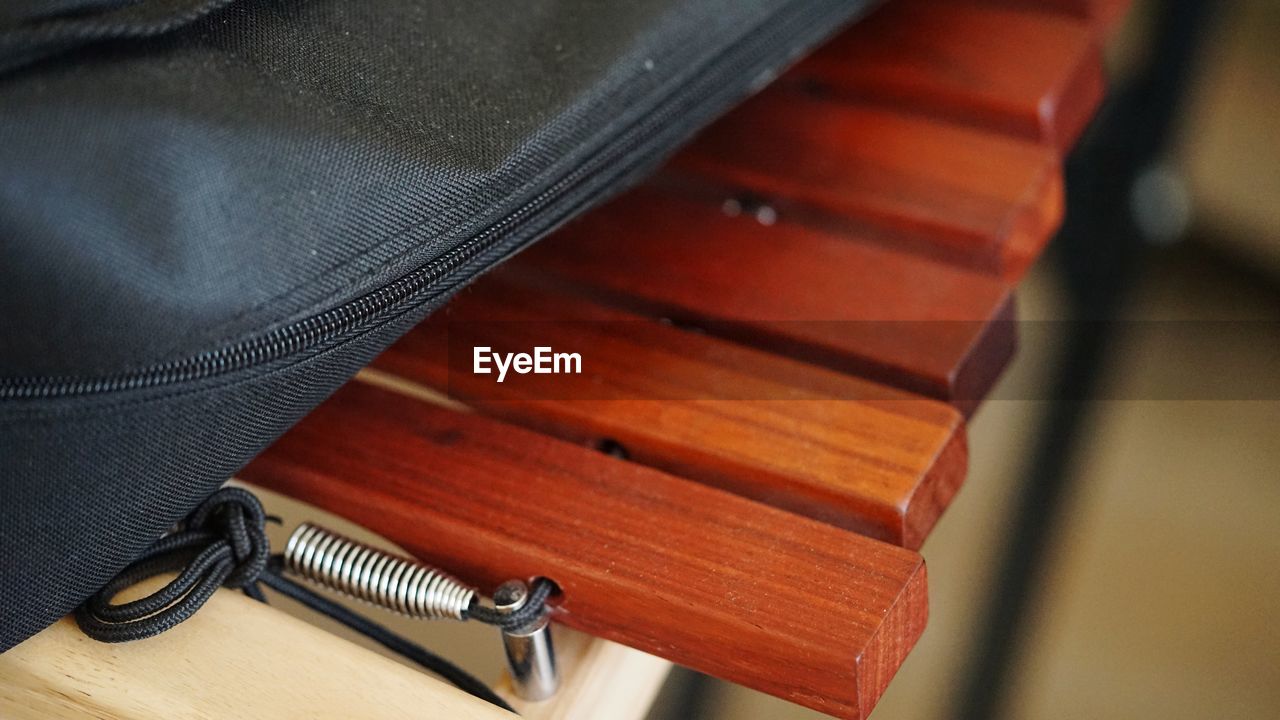 Close-up of xylophone