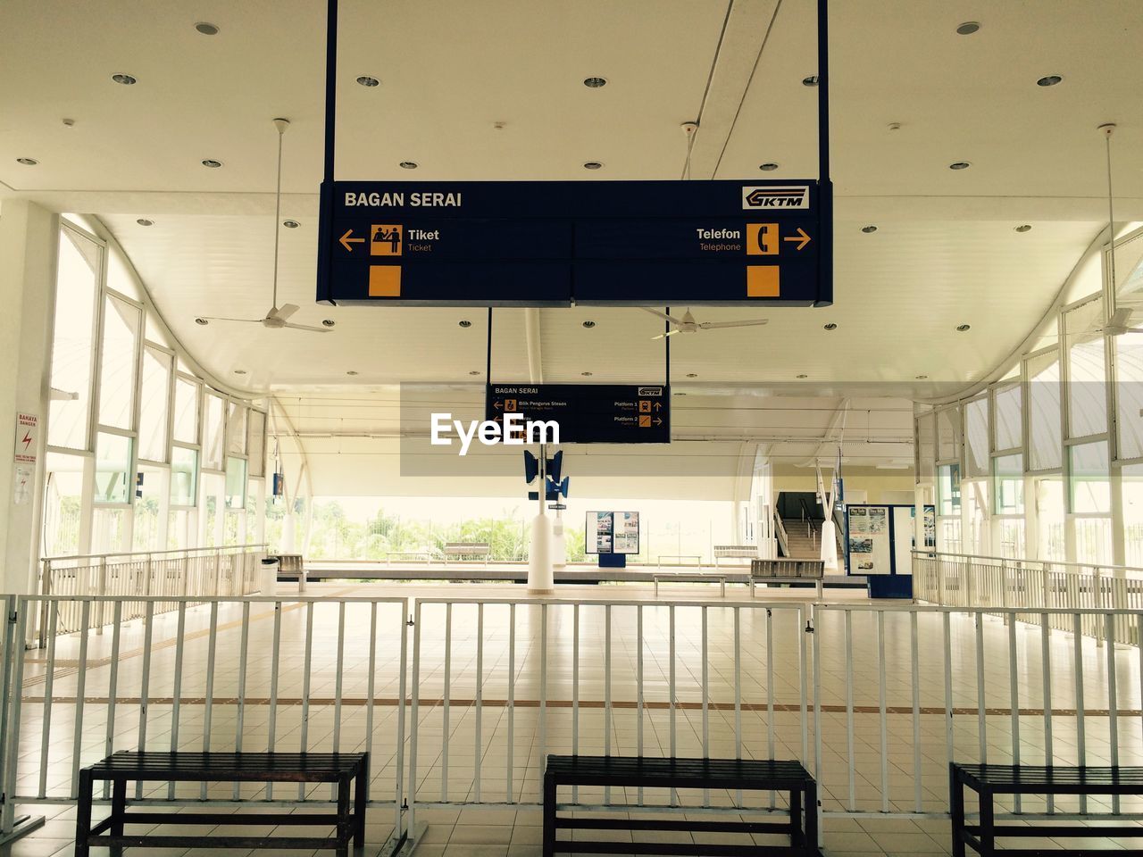 INTERIOR OF AIRPORT