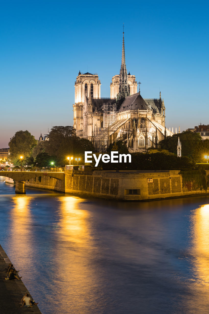 Notre dame cathedral in paris, france