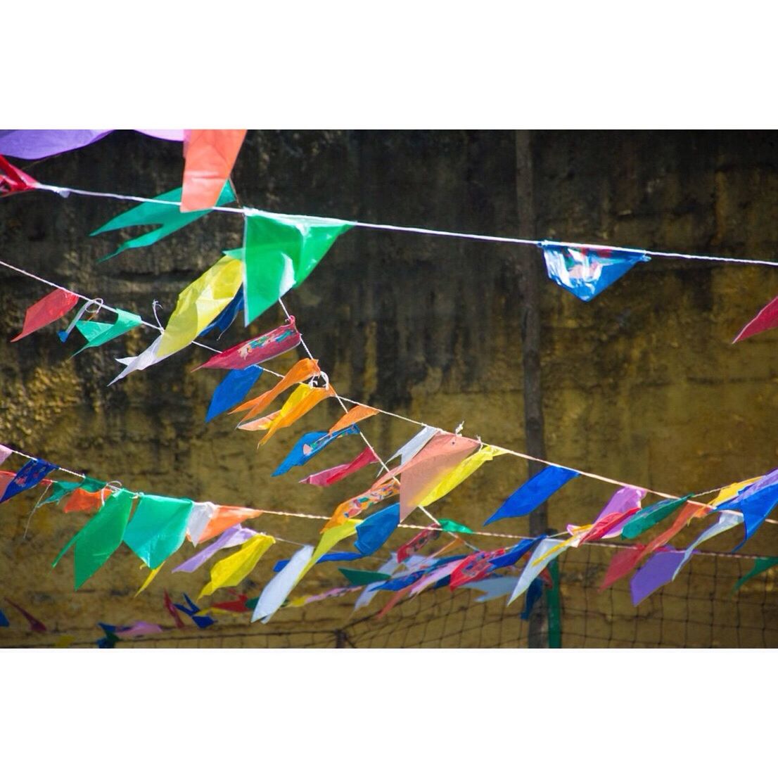 COLORFUL OBJECTS ON WALL