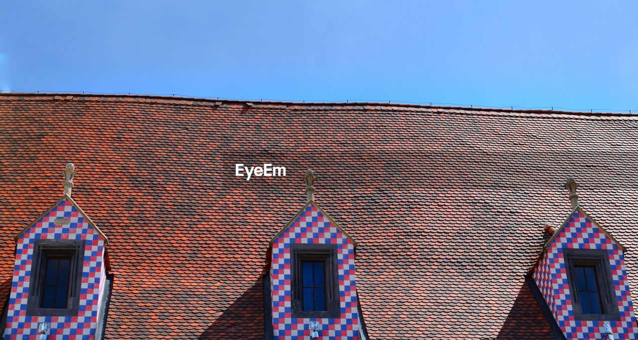 Built structure against blue sky