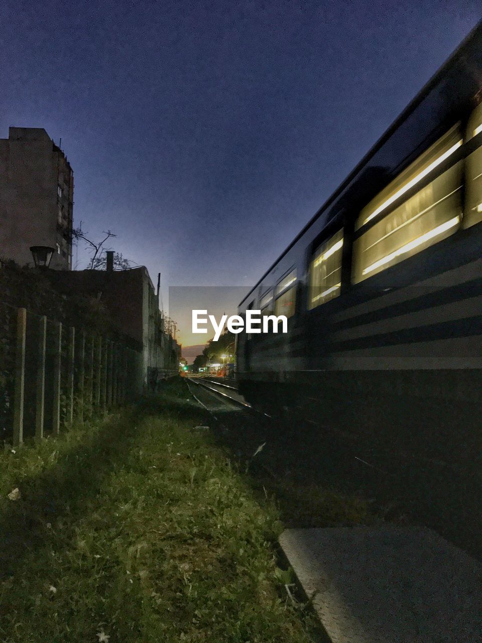 TRAIN AT NIGHT