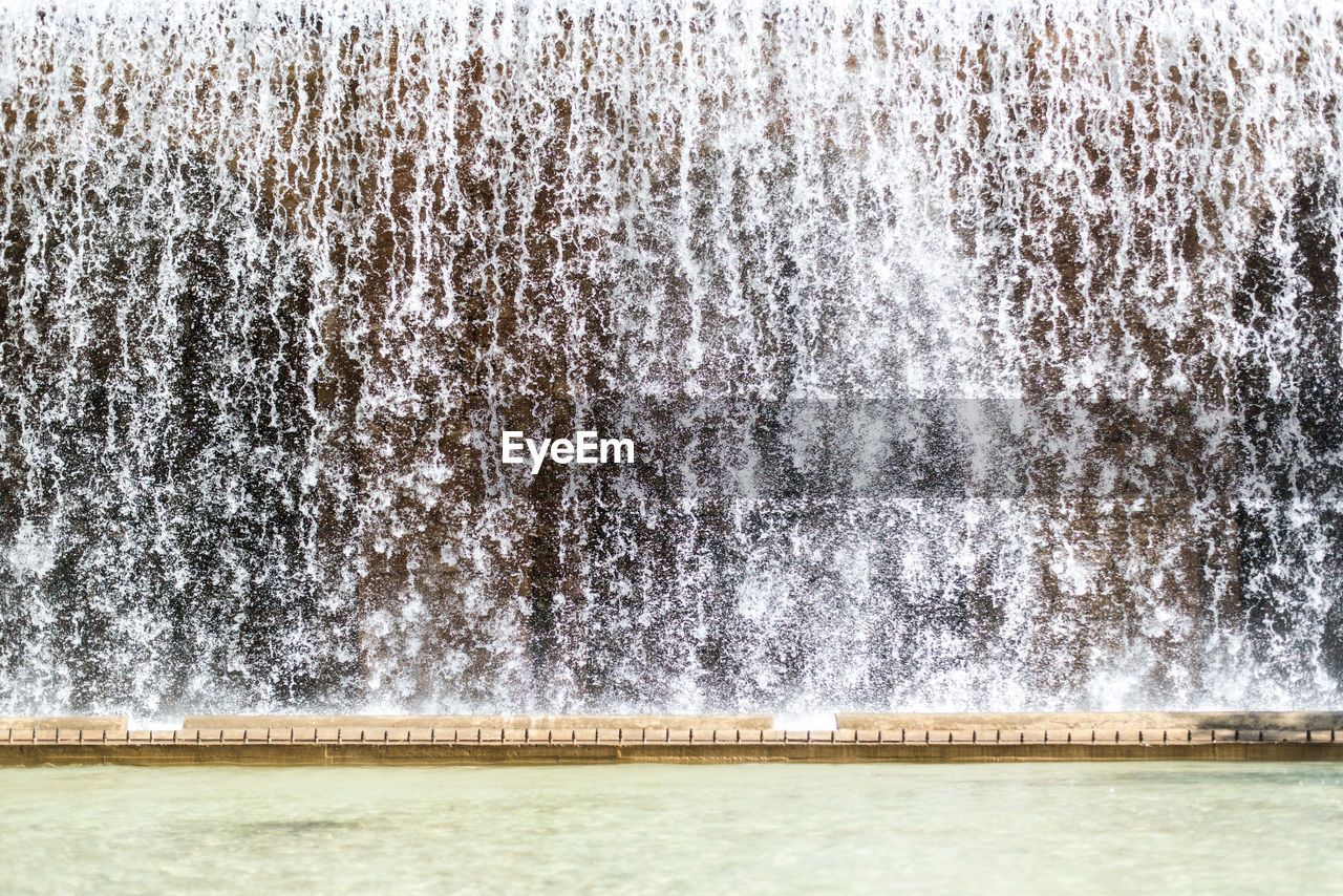 Blurred motion of fountain