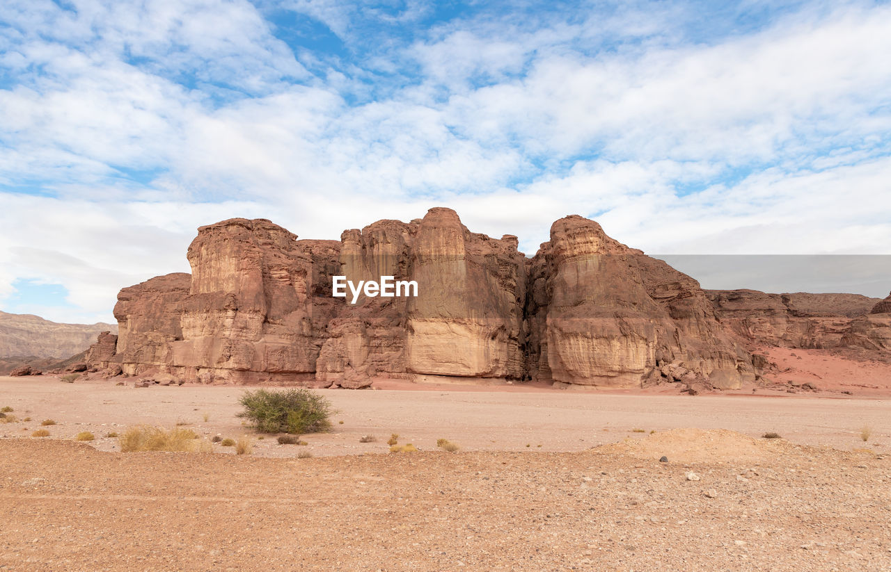 rock formations in desert