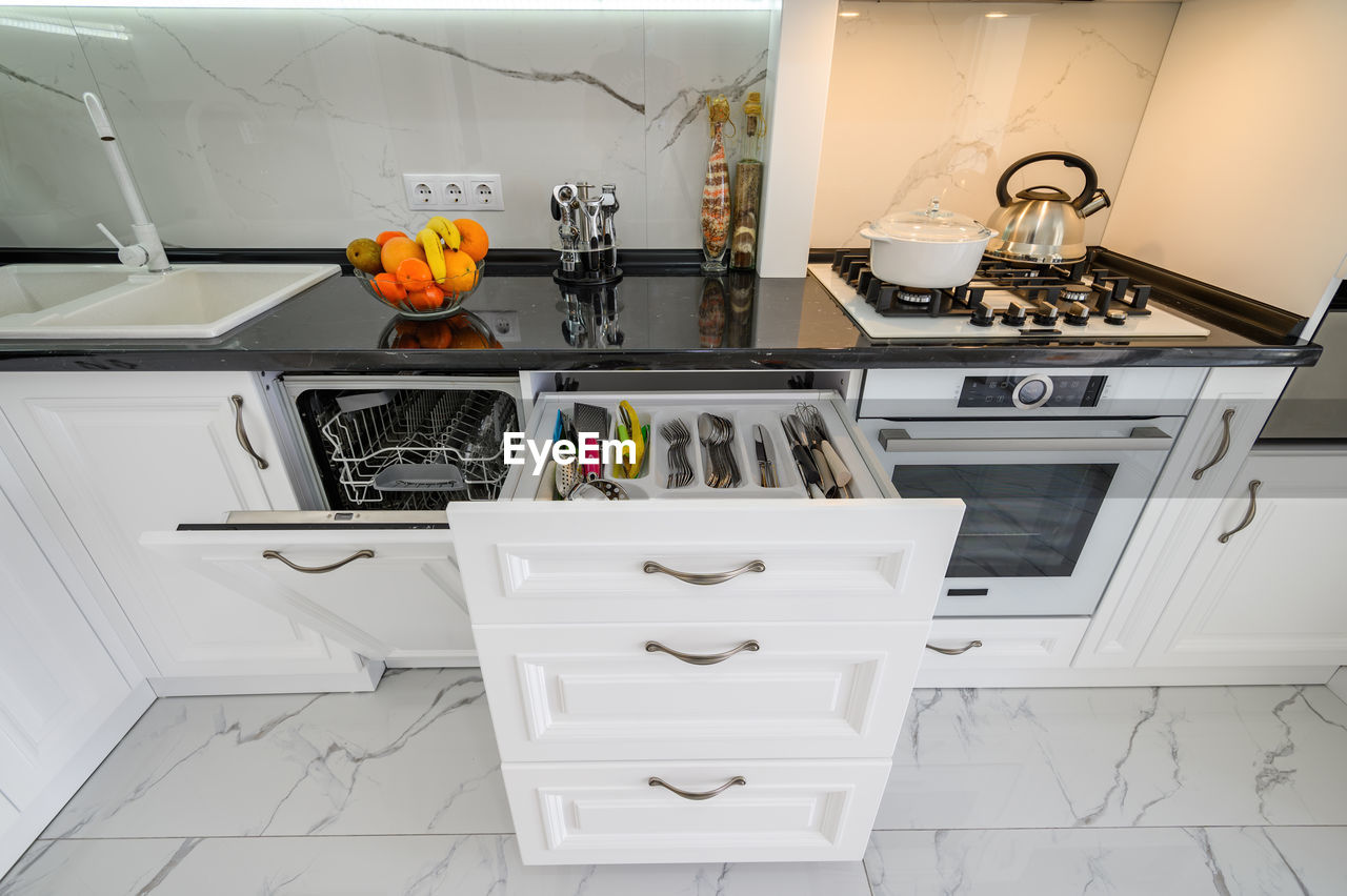 Interior of kitchen at home