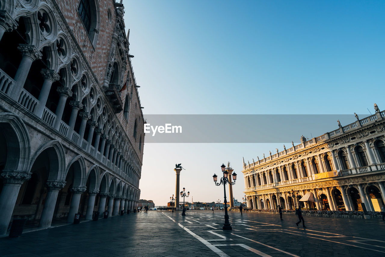 Piazza san marco against clear sky in city