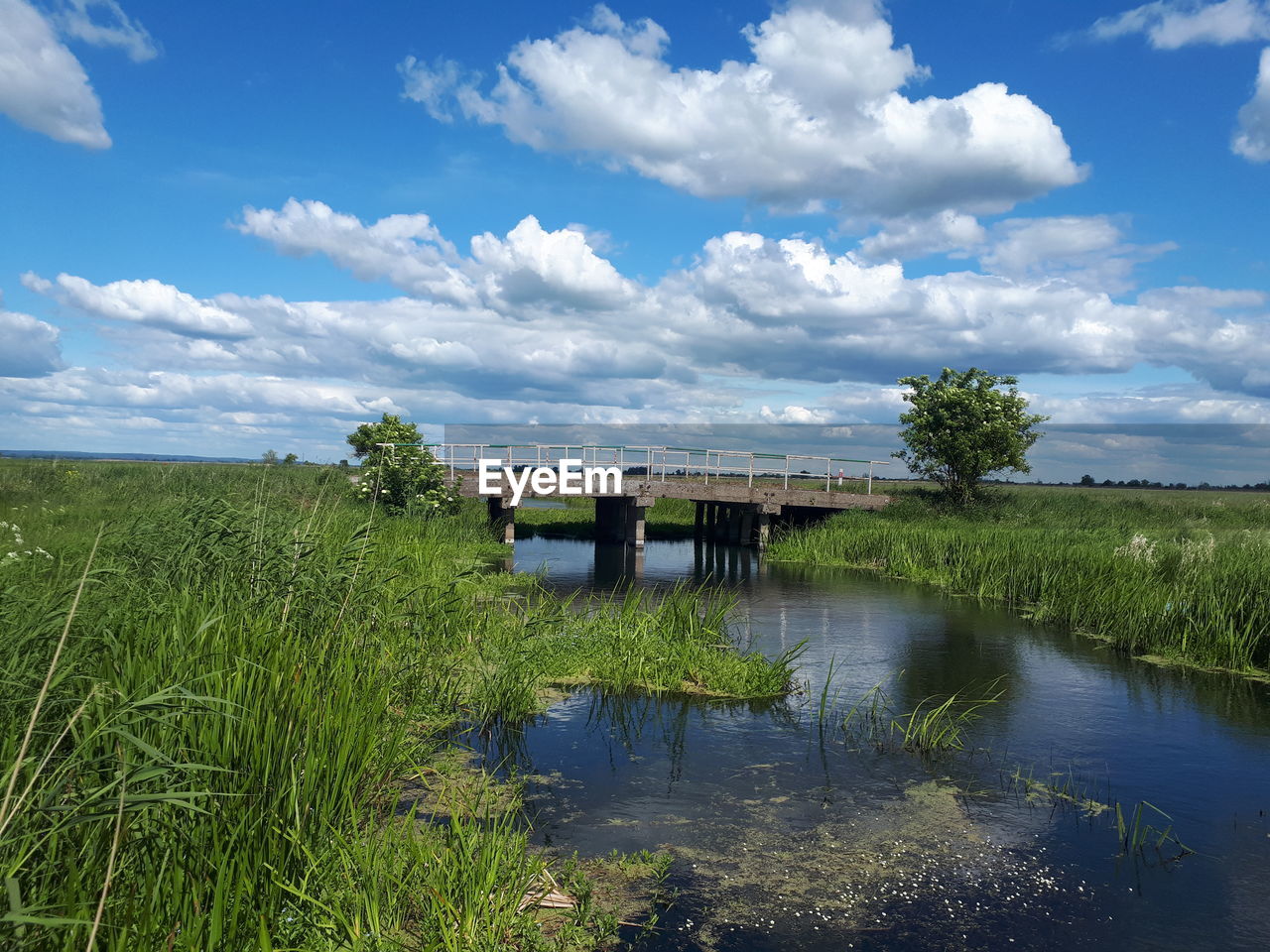 Scenic view of bridge against sky