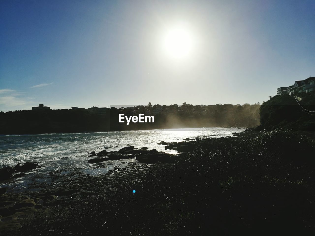 IDYLLIC VIEW OF SEA AGAINST CLEAR SKY