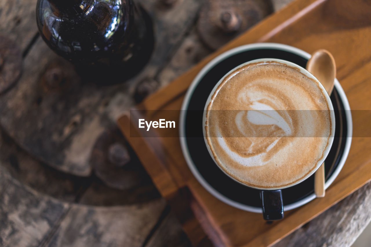 Close-up of coffee on table