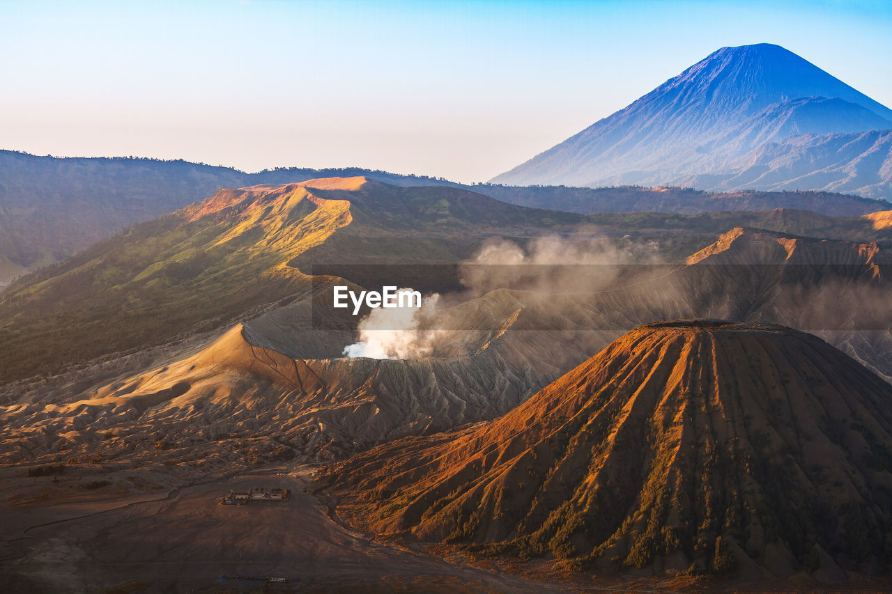 Mount bromo, is an active volcano and part of the tengger massif, in east java, indonesia.