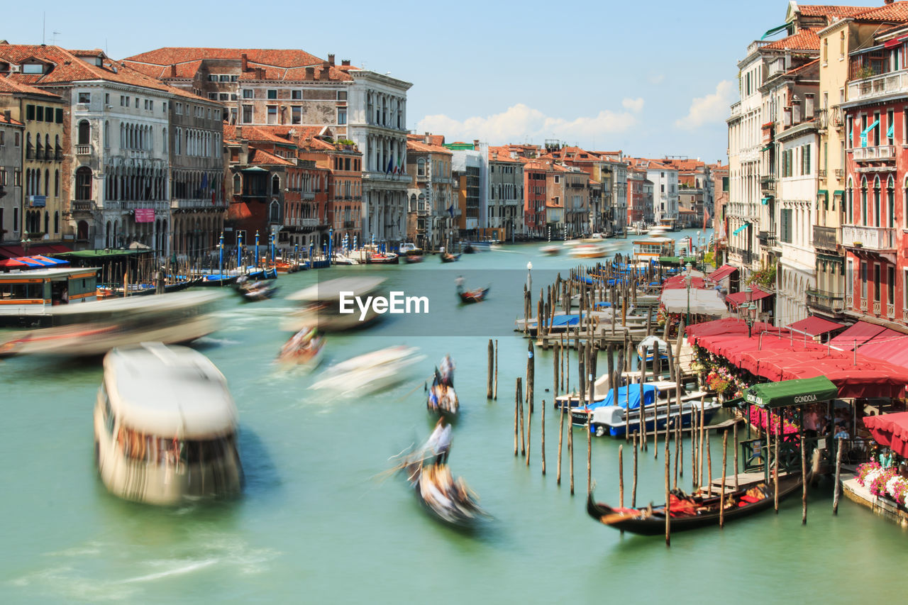 Boats in canal