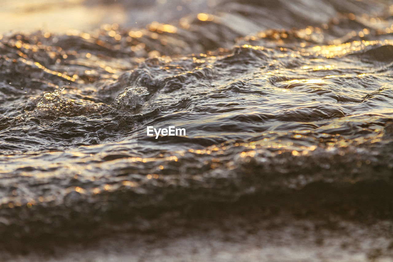 Close-up of sea waves