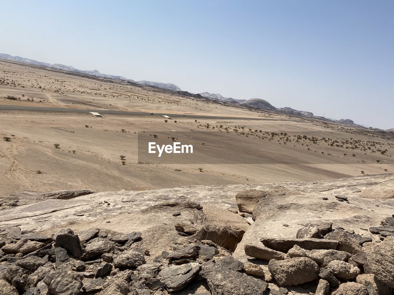 SCENIC VIEW OF ARID LANDSCAPE AGAINST SKY