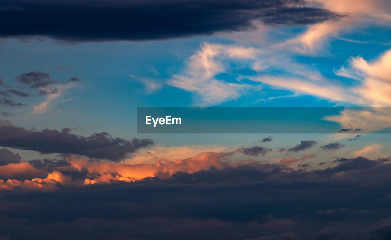 LOW ANGLE VIEW OF SKY DURING SUNSET