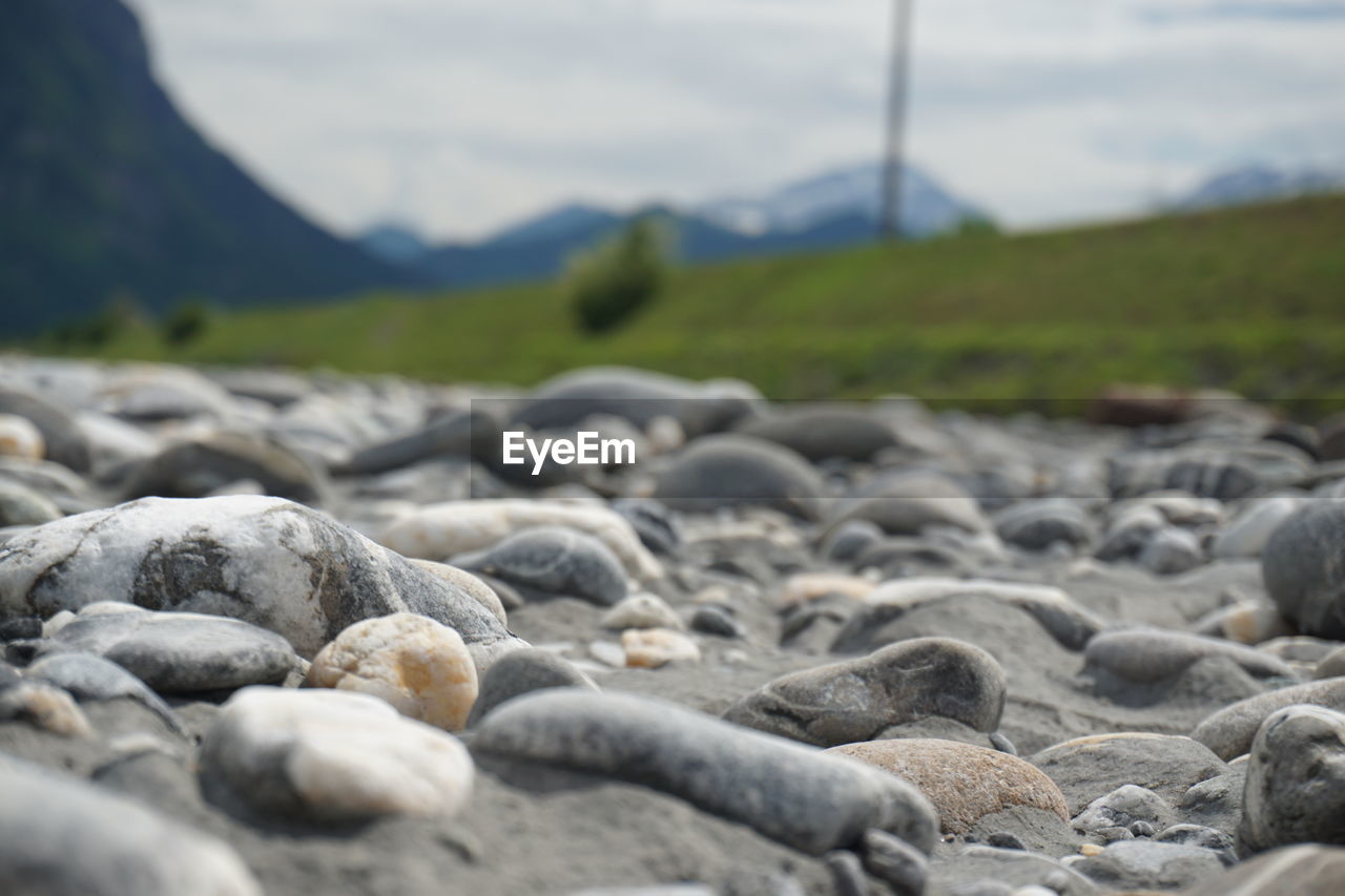 STONES ON BEACH