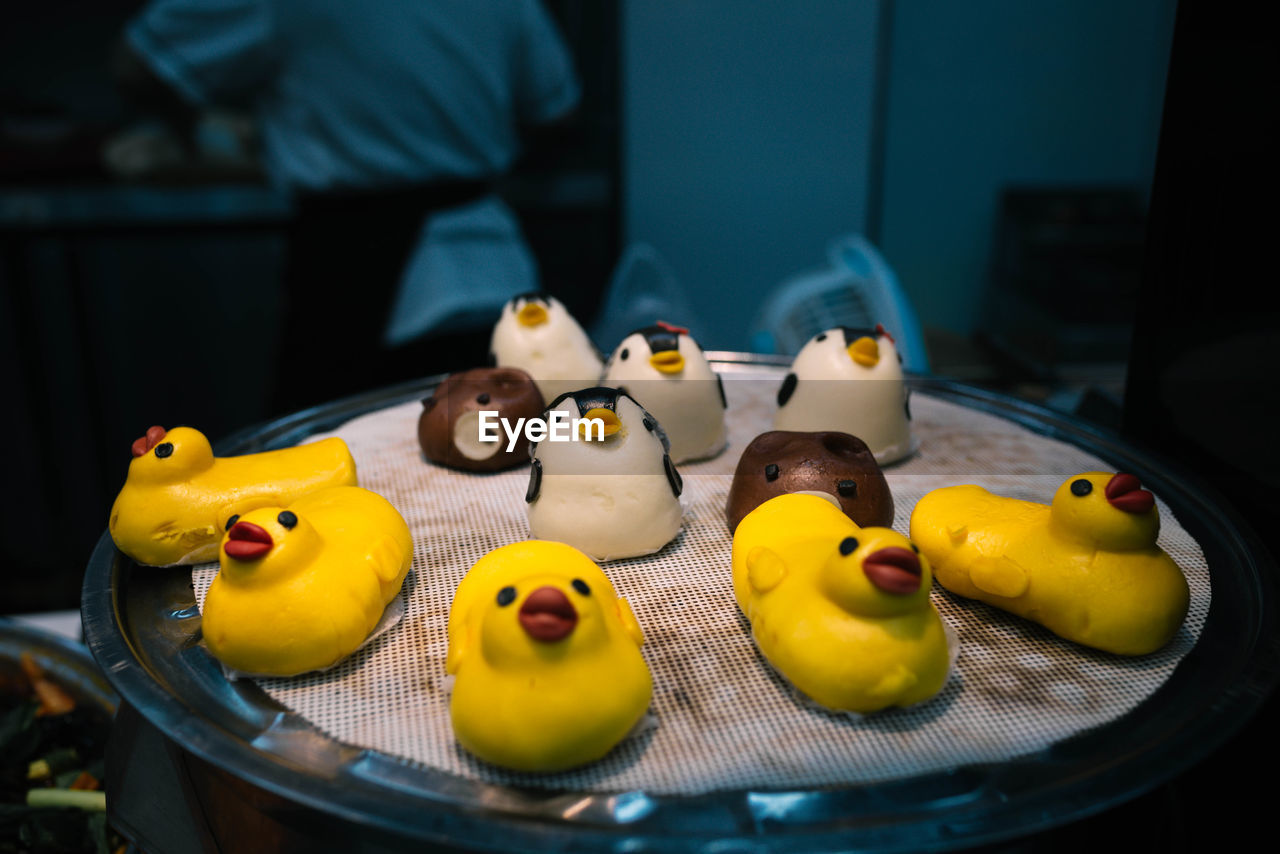 Duck shaped buns