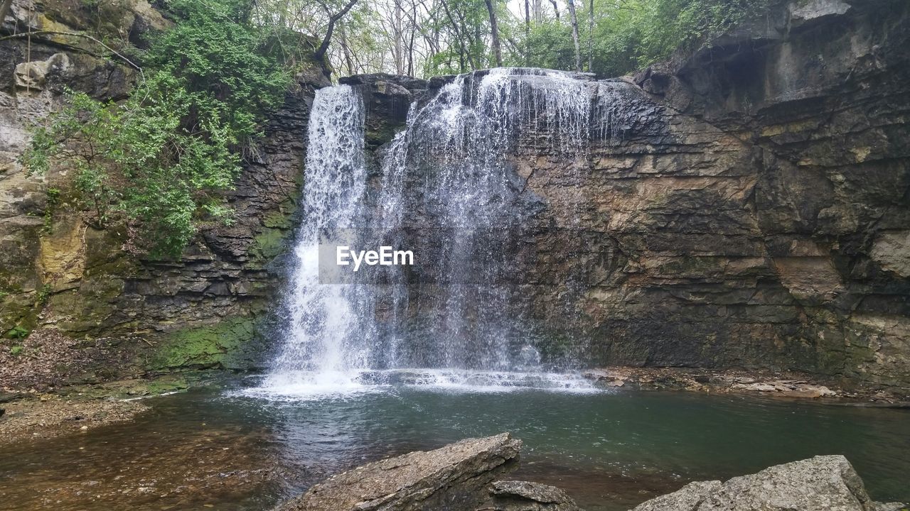 WATERFALL IN FOREST