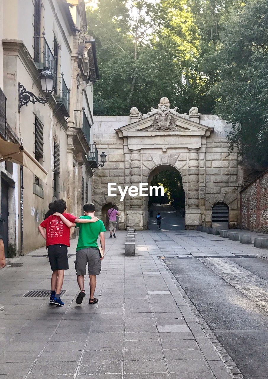 PEOPLE WALKING ON STREET