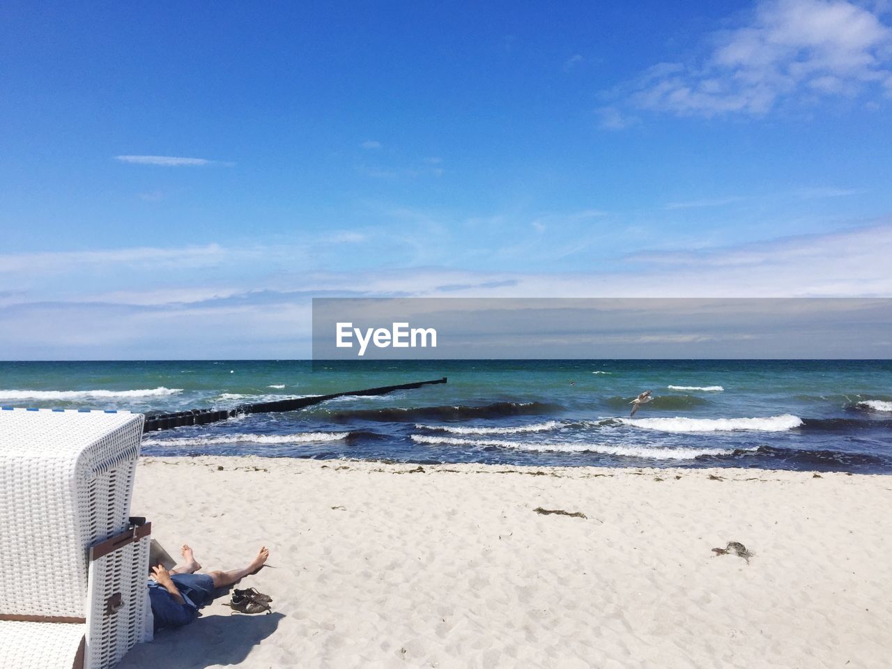 View of beach against sky