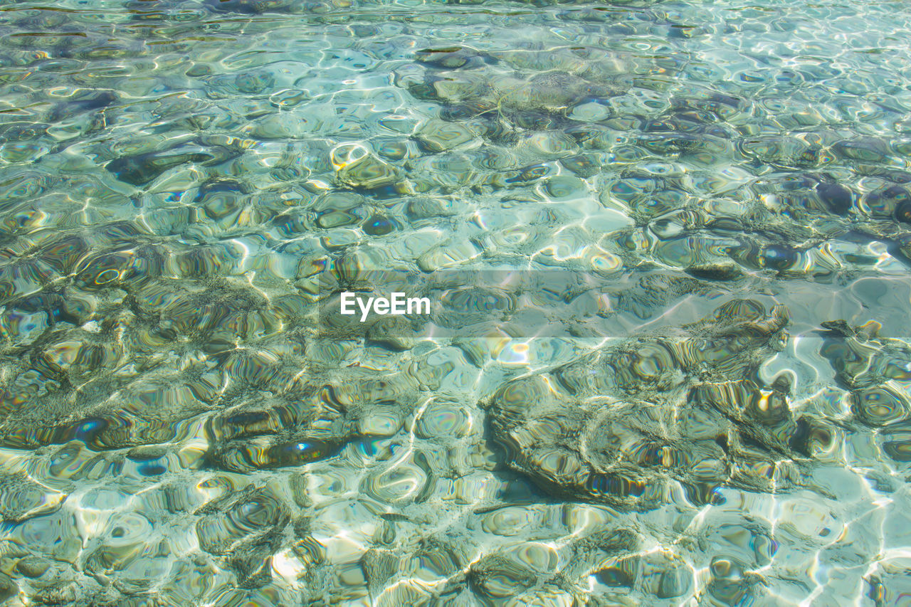 Crystal clear water of the tropical sea