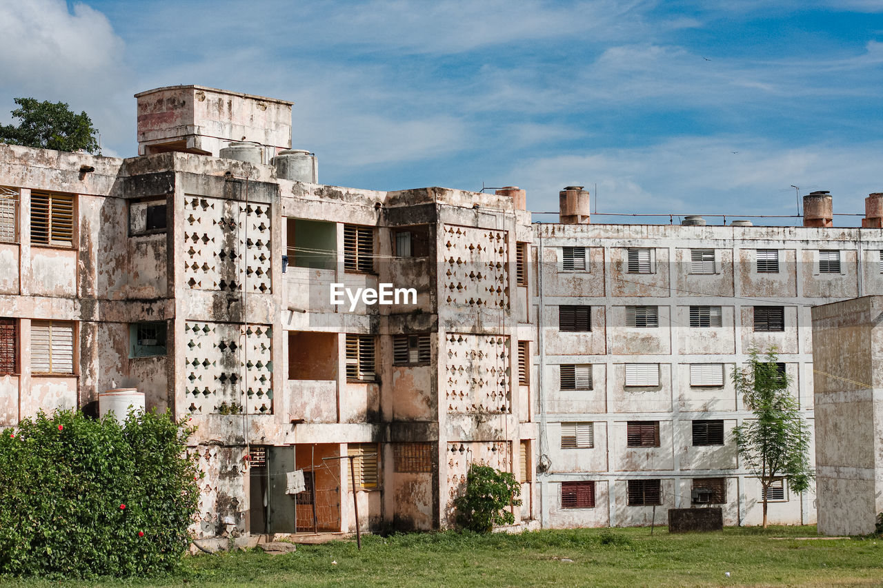 Cuban tower block. old, but the best available in trinidad, cuba.