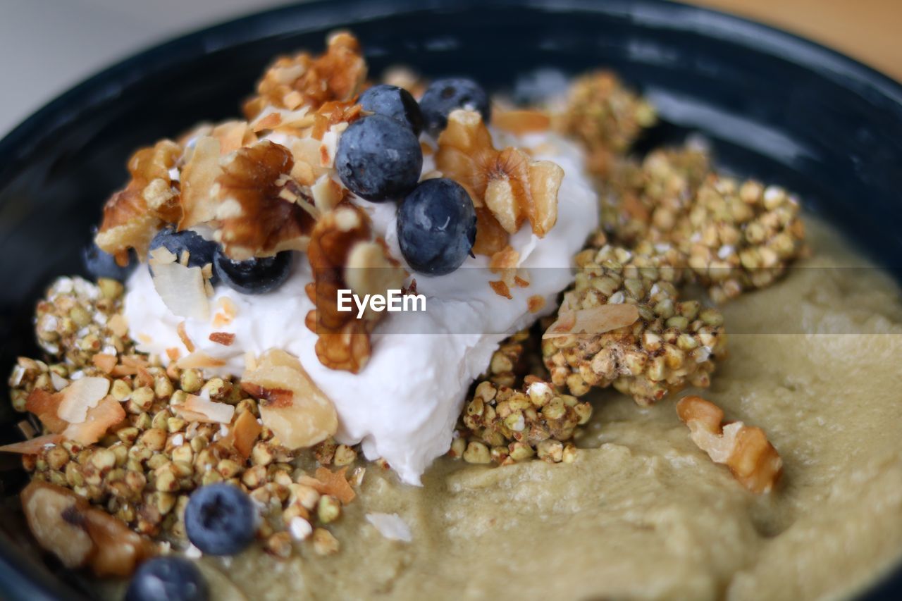 HIGH ANGLE VIEW OF BREAKFAST ON TABLE