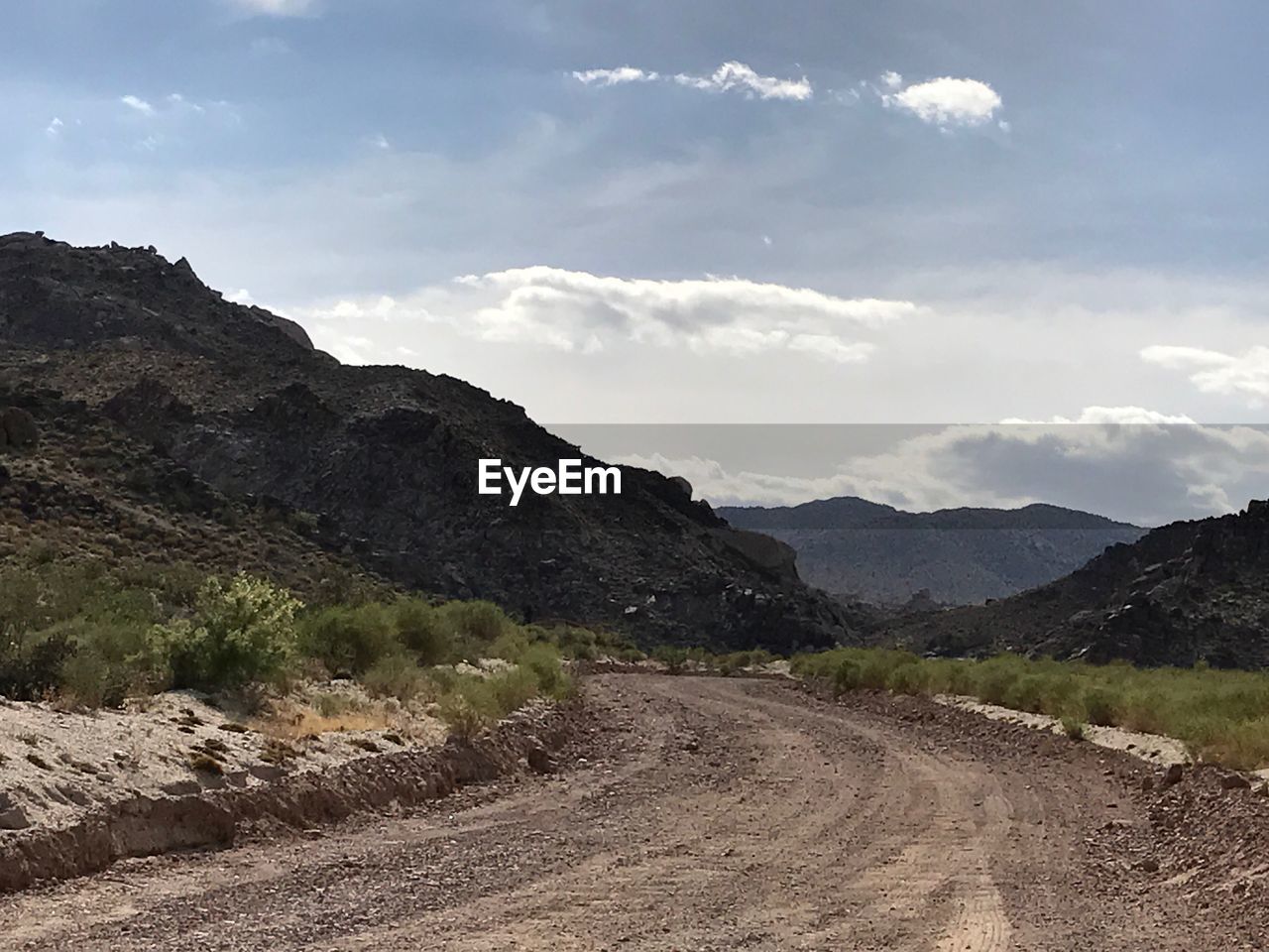 ROAD BY MOUNTAIN AGAINST SKY