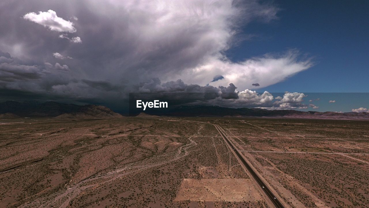 VIEW OF LANDSCAPE AGAINST CLOUDY SKY