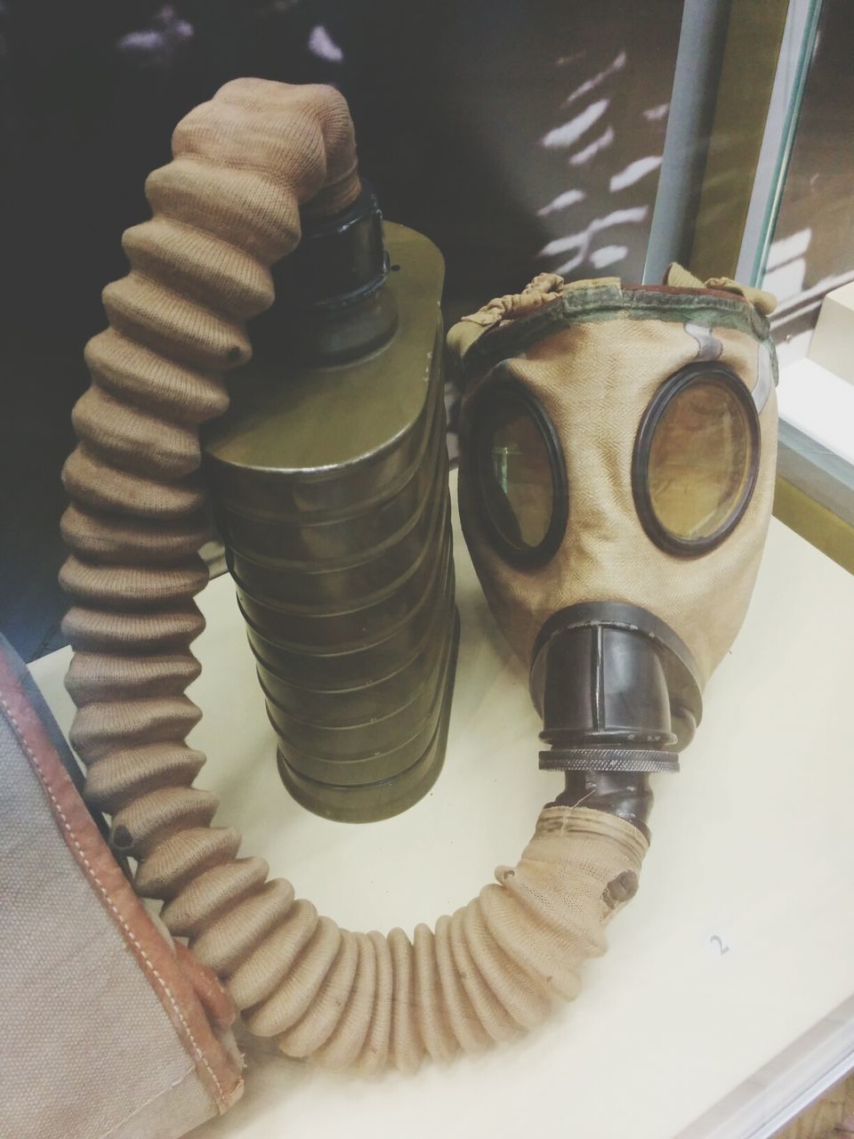Old fashioned gas mask