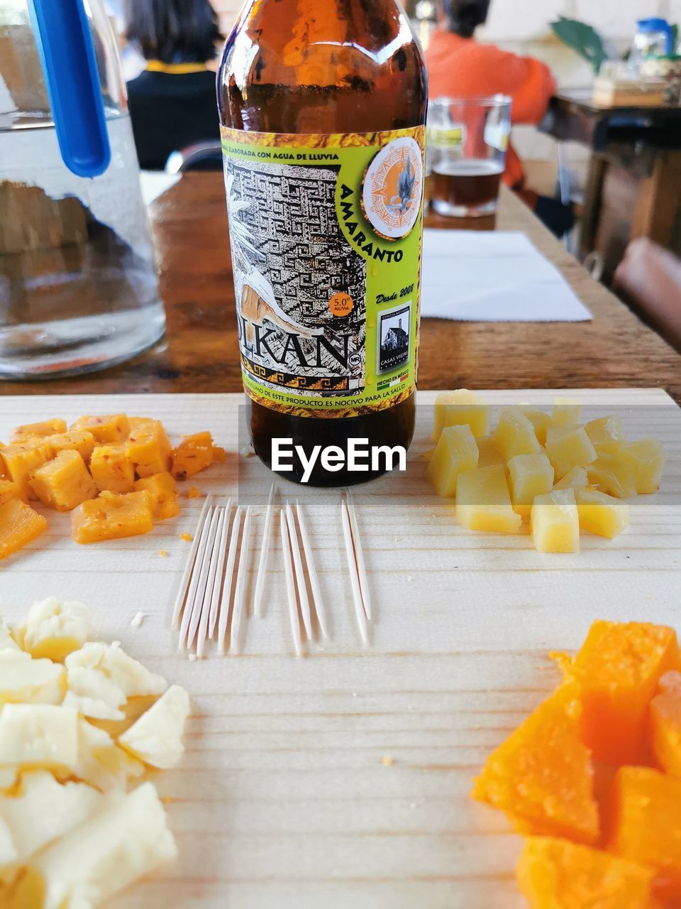 CLOSE-UP OF FOOD ON TABLE AT KITCHEN